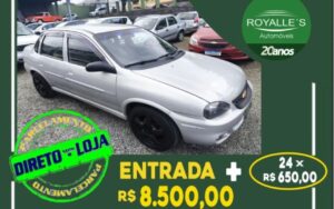 Chevrolet Corsa Prata Principal