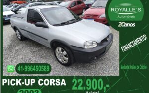 Chevrolet Corsa Prata Picape Principal